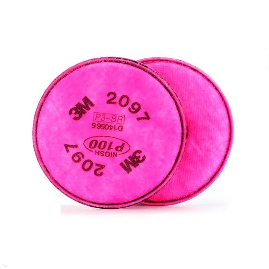Par de filtros 3M 2097 P100 rosados